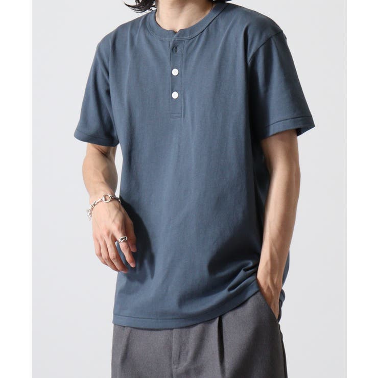 CROSS & STITCH マックスウェイト ヘンリーネック半袖Tシャツ | TRUSS | 詳細画像63 