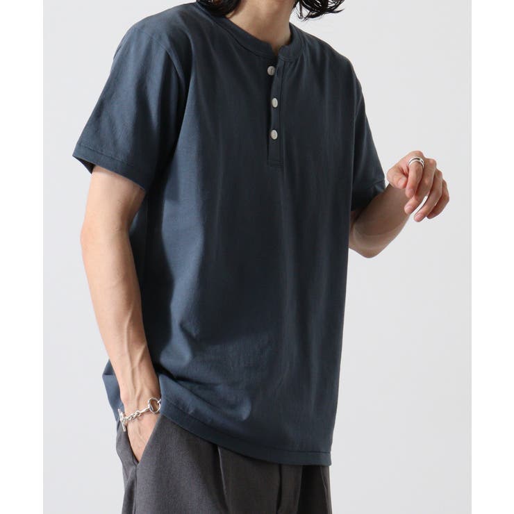 CROSS & STITCH マックスウェイト ヘンリーネック半袖Tシャツ | TRUSS | 詳細画像65 