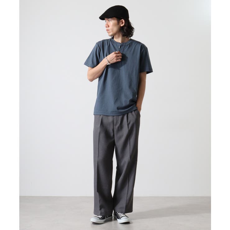 CROSS & STITCH マックスウェイト ヘンリーネック半袖Tシャツ | TRUSS | 詳細画像66 
