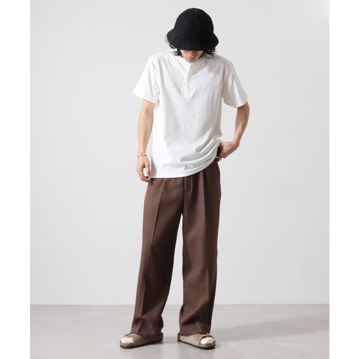 CROSS & STITCH マックスウェイト ヘンリーネック半袖Tシャツ | TRUSS | 詳細画像71 