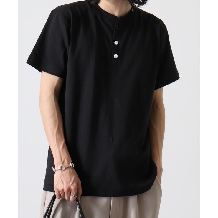 CROSS & STITCH マックスウェイト ヘンリーネック半袖Tシャツ | TRUSS | 詳細画像73 