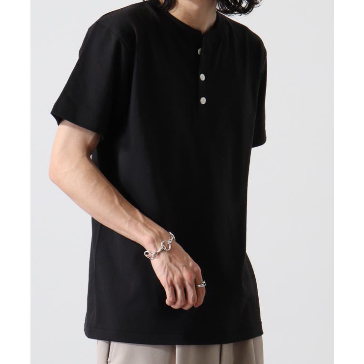 CROSS & STITCH マックスウェイト ヘンリーネック半袖Tシャツ | TRUSS | 詳細画像74 