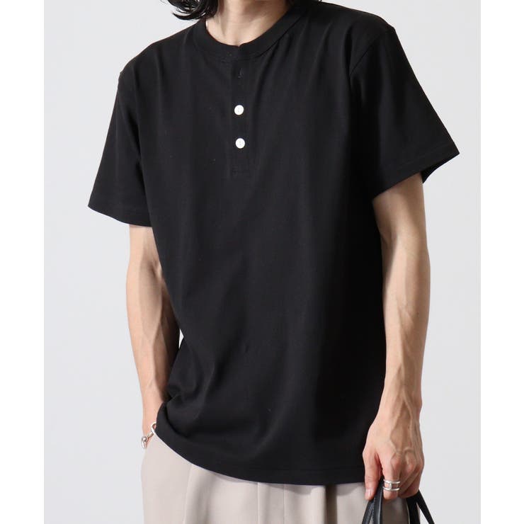 CROSS & STITCH マックスウェイト ヘンリーネック半袖Tシャツ | TRUSS | 詳細画像77 