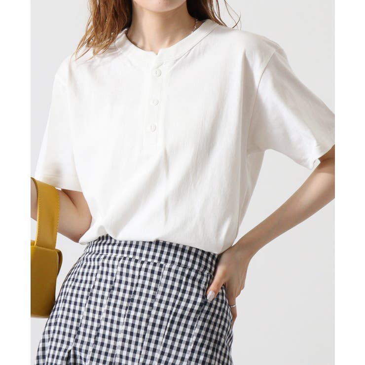 CROSS & STITCH マックスウェイト ヘンリーネック半袖Tシャツ | TRUSS | 詳細画像8 