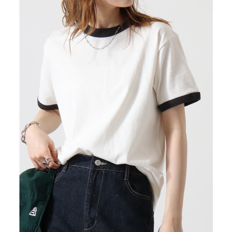 CROSS & STITCH マックスウェイト 半袖 リンガーTシャツ | TRUSS | 詳細画像18 
