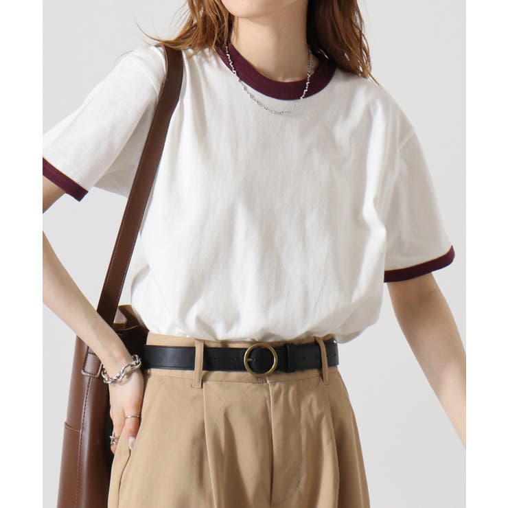 CROSS & STITCH マックスウェイト 半袖 リンガーTシャツ | TRUSS | 詳細画像2 