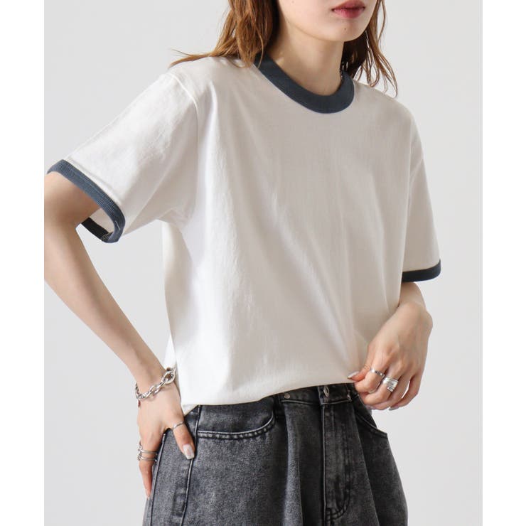 CROSS & STITCH マックスウェイト 半袖 リンガーTシャツ | TRUSS | 詳細画像23 