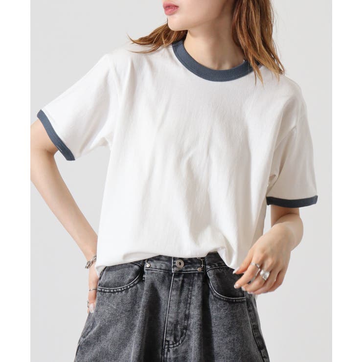 CROSS & STITCH マックスウェイト 半袖 リンガーTシャツ | TRUSS | 詳細画像25 
