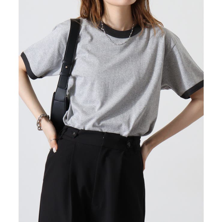 CROSS & STITCH マックスウェイト 半袖 リンガーTシャツ | TRUSS | 詳細画像8 