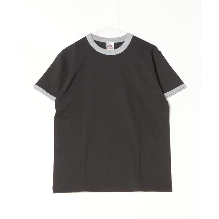 スミクロ×ヘザーグレー | CROSS & STITCH マックスウェイト 半袖 リンガーTシャツ | TRUSS