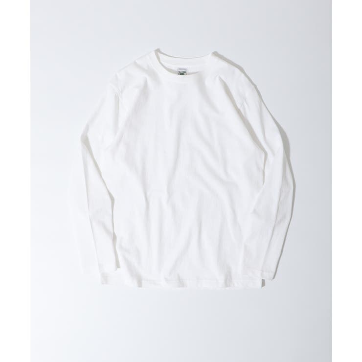 ホワイト | CROSS & STITCH マックスウェイトロングスリーブTシャツ | TRUSS