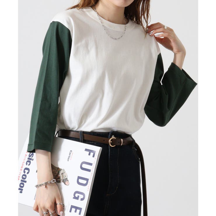 CROSS & STITCH 3/4スリーブ ベースボールTシャツ | TRUSS | 詳細画像35 