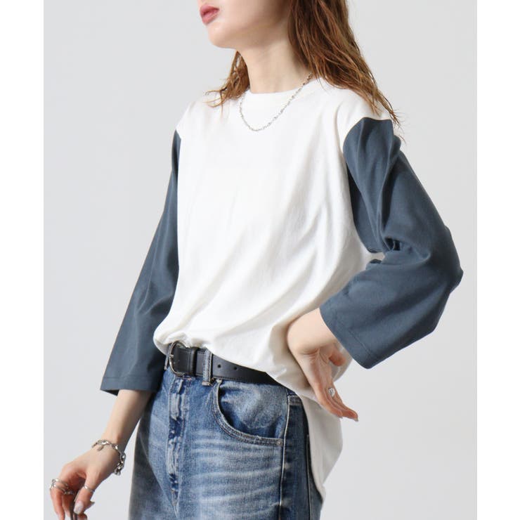 CROSS & STITCH 3/4スリーブ ベースボールTシャツ | TRUSS | 詳細画像41 