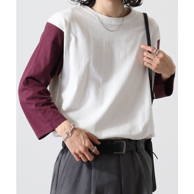 CROSS & STITCH 3/4スリーブ ベースボールTシャツ | TRUSS | 詳細画像70 