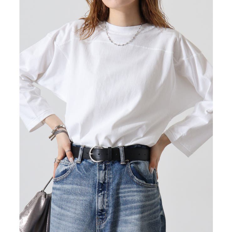 CROSS & STITCH オープンエンド フットボール 七分袖Tシャツ | TRUSS | 詳細画像1 
