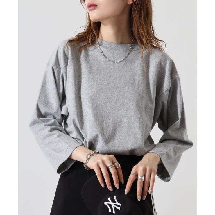 CROSS & STITCH オープンエンド フットボール 七分袖Tシャツ | TRUSS | 詳細画像15 