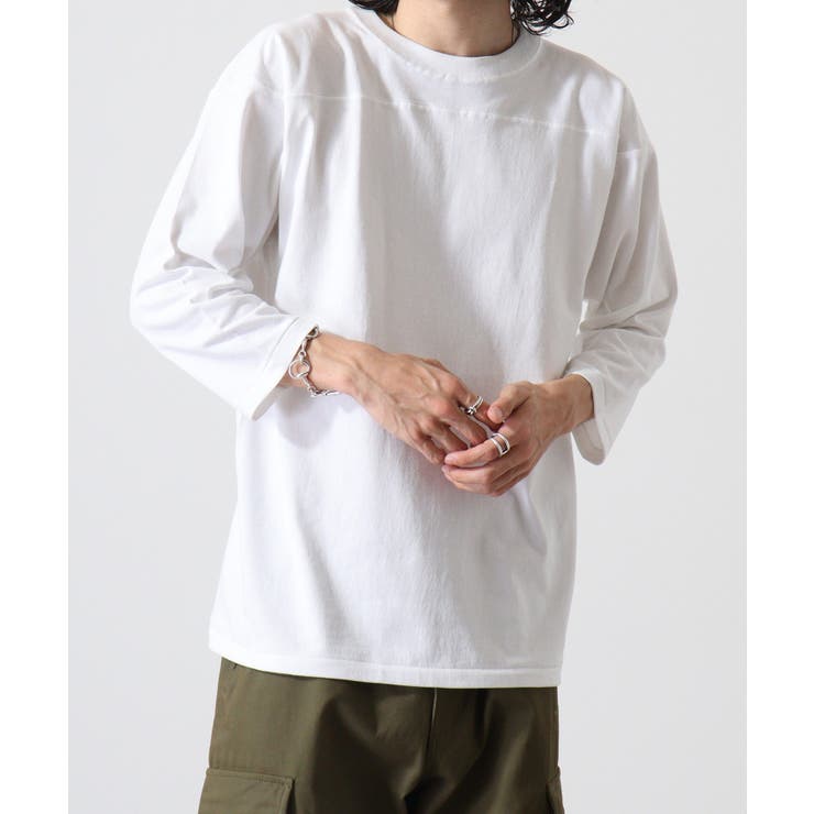 CROSS & STITCH オープンエンド フットボール 七分袖Tシャツ | TRUSS | 詳細画像26 