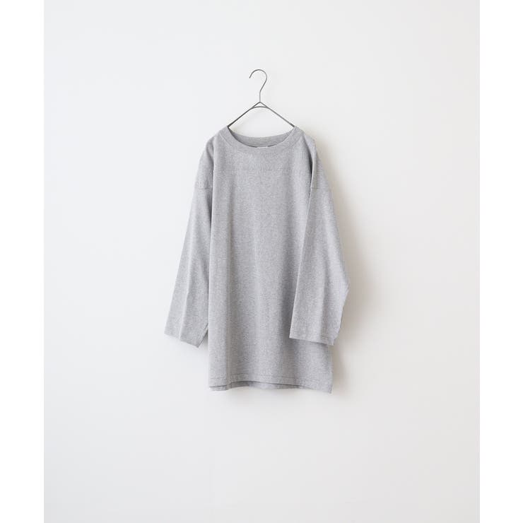 ヘザ-グレ- | CROSS & STITCH オープンエンド フットボール 七分袖Tシャツ | TRUSS