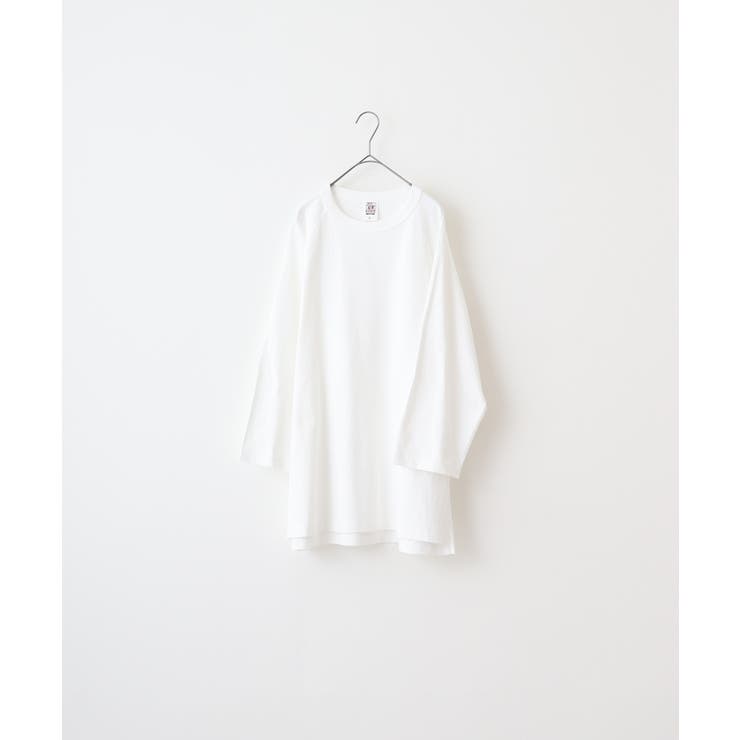 ホワイト | CROSS & STITCH リラックスフィット ラグランTシャツ | TRUSS