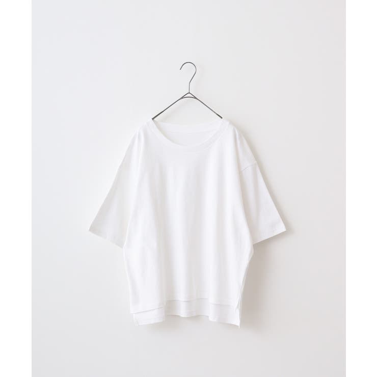 ホワイト | CROSS & STITCH OEウィメンズオーバーTシャツ | TRUSS
