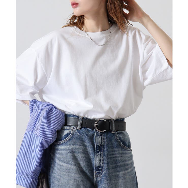 CROSS & STITCH マックスウェイト オーバーサイズ 半袖 Tシャツ | TRUSS | 詳細画像4 