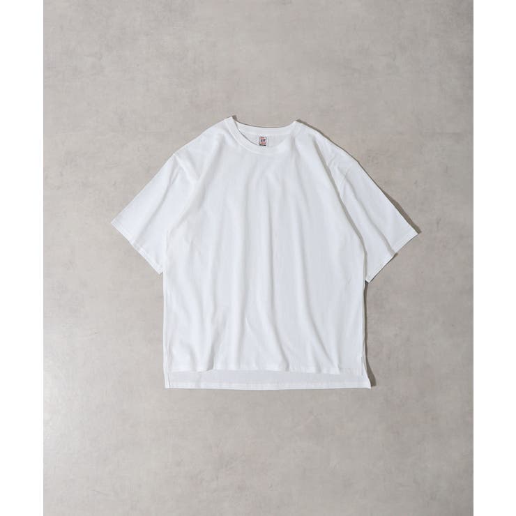 ホワイト | CROSS & STITCH マックスウェイト オーバーサイズ 半袖 Tシャツ | TRUSS