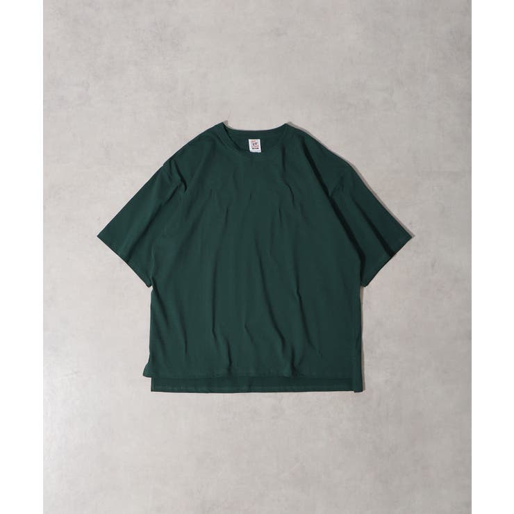 Dグリーン | CROSS & STITCH マックスウェイト オーバーサイズ 半袖 Tシャツ | TRUSS