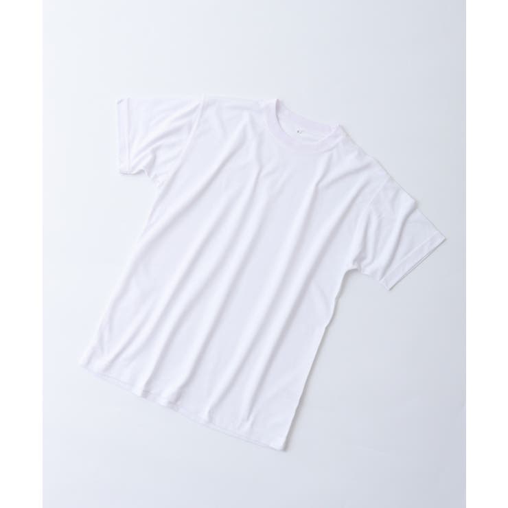 ホワイト | TRUSS リサイクルポリ天竺Tシャツ | TRUSS
