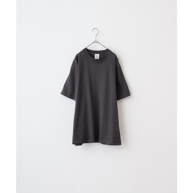 Pブラック | CROSS & STITCH 6.2オンス ピグメント 半袖 Ｔシャツ | TRUSS