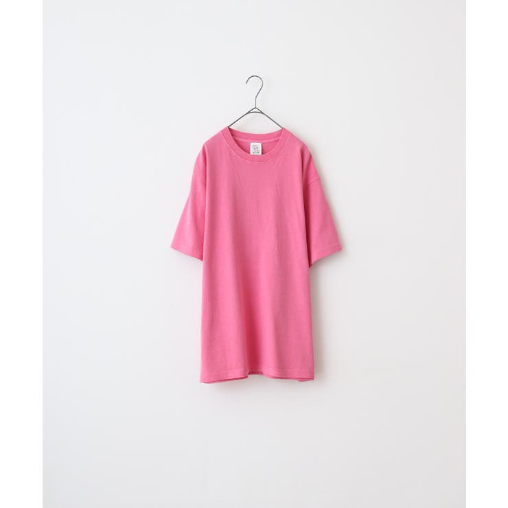 Pピンク | CROSS & STITCH 6.2オンス ピグメント 半袖 Ｔシャツ | TRUSS