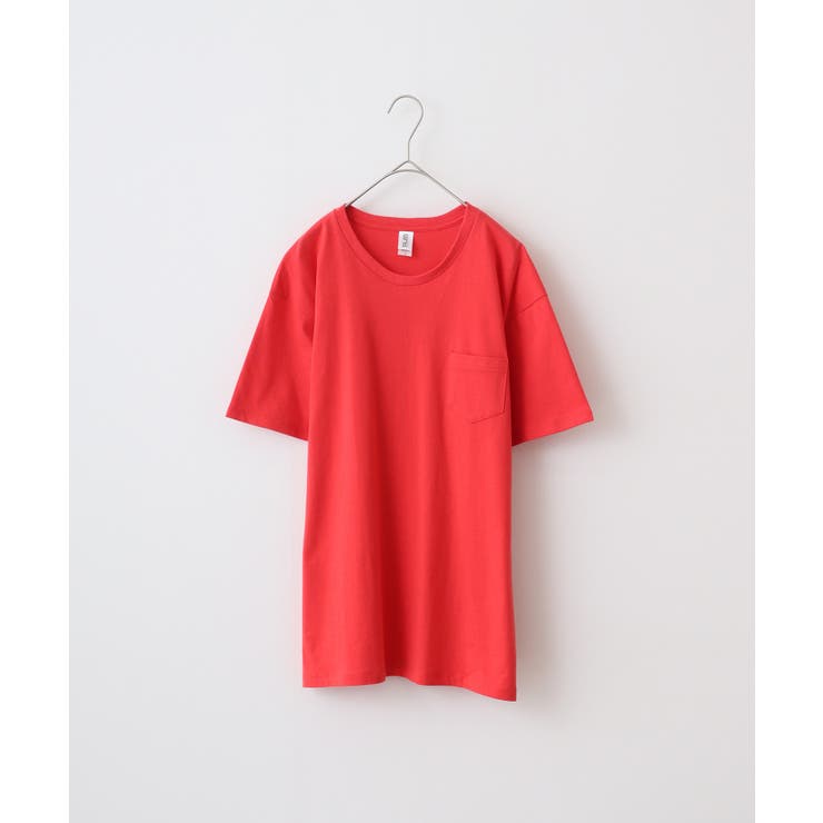 ブライトレッド | TRUSS ポケットTシャツ | TRUSS