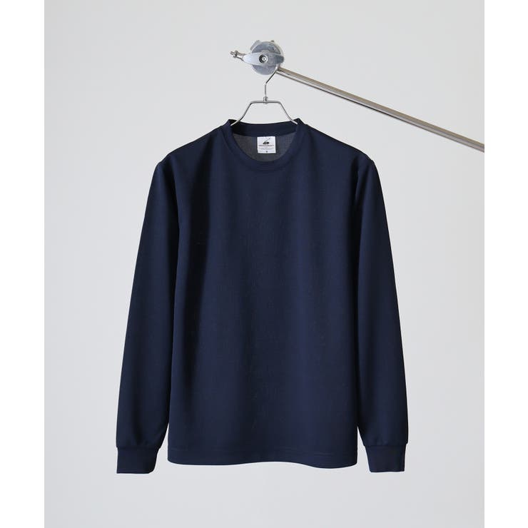 ネイビ- | BEES BEAM ファイバードライロングスリーブTシャツ | TRUSS