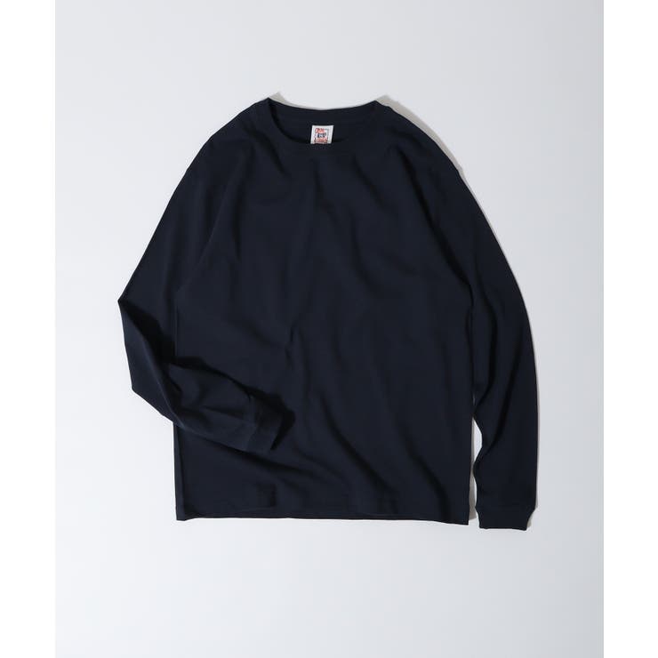 ネイビ- | CROSS & STITCH マックスウェイトロングスリーブTシャツ | TRUSS