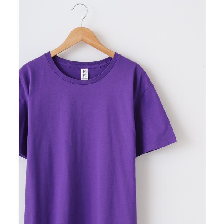 パープル | TRUSS スリムフィットTシャツ | TRUSS