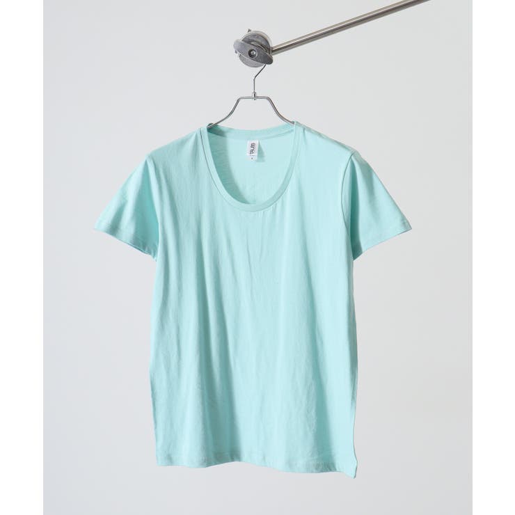 フロストスカイ | TRUSS スリムフィットUネックTシャツ | TRUSS