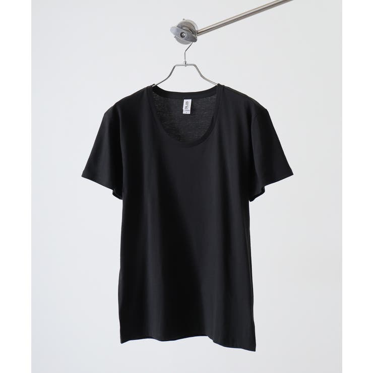 ブラック | TRUSS スリムフィットUネックTシャツ | TRUSS