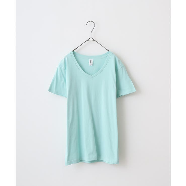 フロストスカイ | TRUSS スリムフィットVネックTシャツ | TRUSS