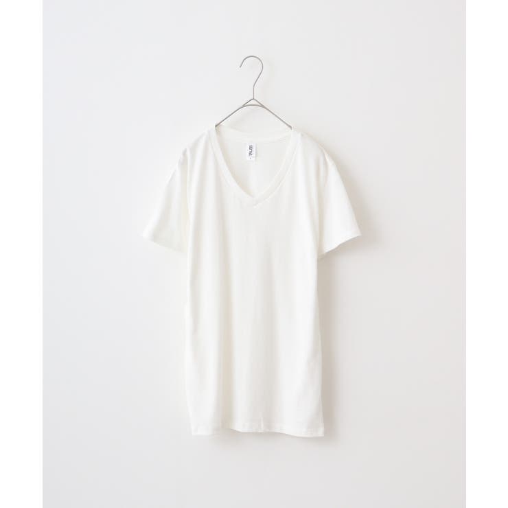 オフホワイト | TRUSS トライブレンドVネックTシャツ | TRUSS