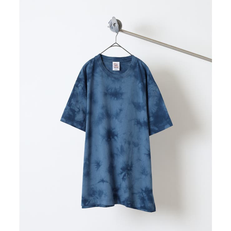 Mネイビー | CROSS & STITCH 6.2オンス タイダイ 半袖 Ｔシャツ | TRUSS