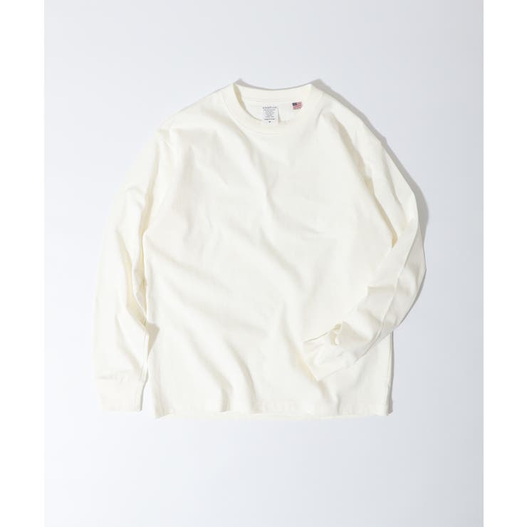 ナチュラル | CROSS & STITCH USAコットン ロンT/長袖Ｔシャツ | TRUSS