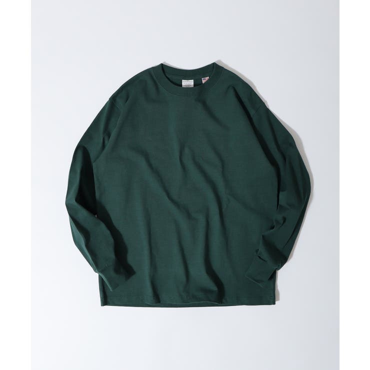 Dグリーン | CROSS & STITCH USAコットン ロンT/長袖Ｔシャツ | TRUSS