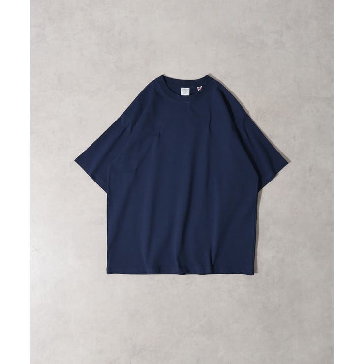 ネイビ- | CROSS & STITCH USAコットン ヘビーウェイト 半袖Tシャツ | TRUSS