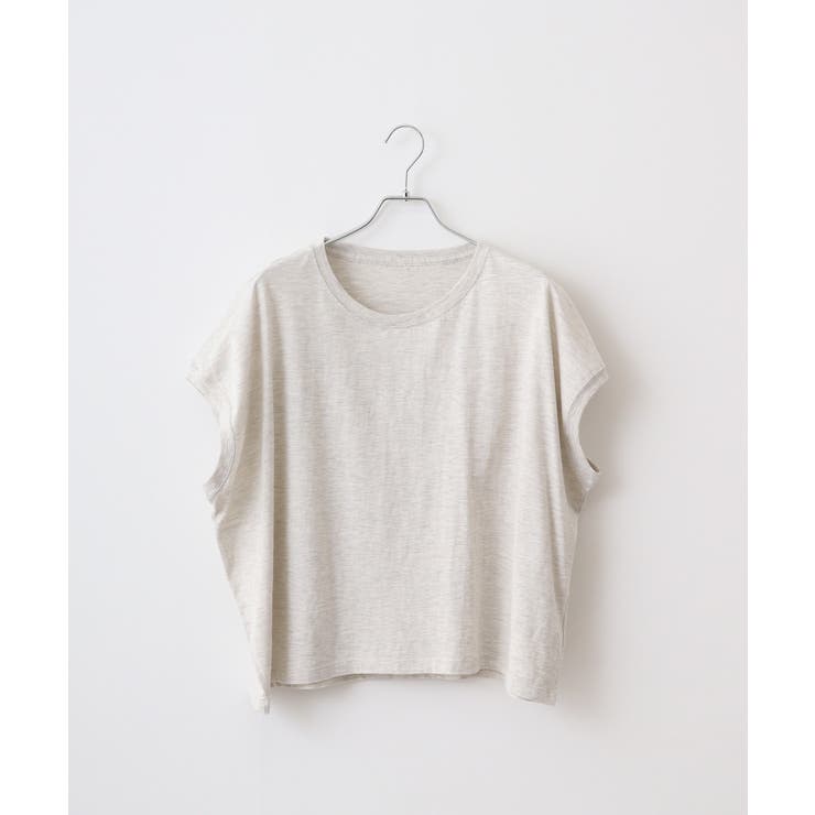 オートミール | TRUSS スリーブレスワイドTシャツ | TRUSS