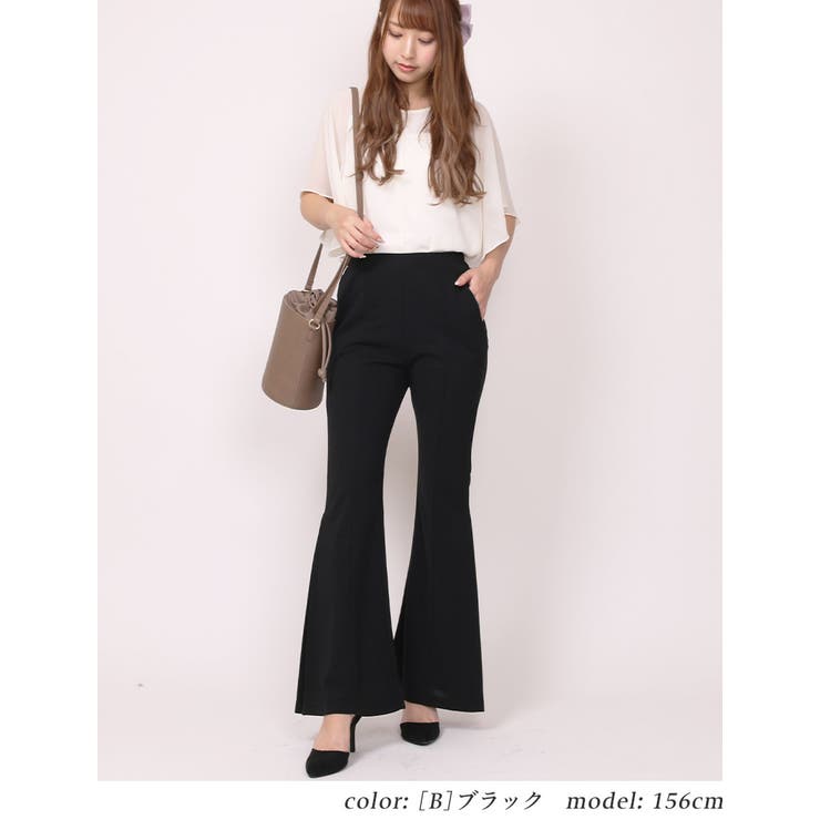 名品☆サリバンブラックフレアパンツ 名品☆サリバンブラックフレアパンツ 名品☆サリバンブラック