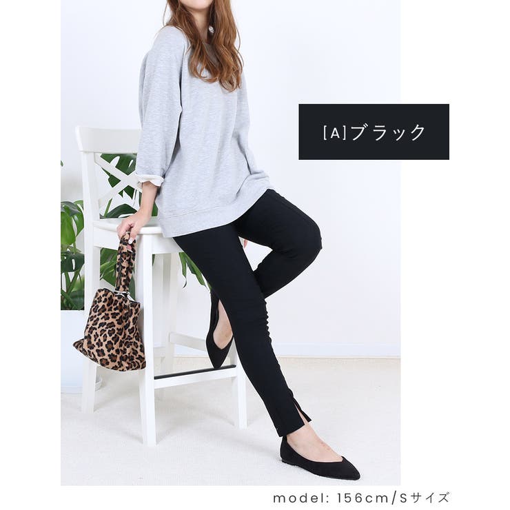 美脚らくらくストレッチゆるレギンスパンツ M～4L 春[品番