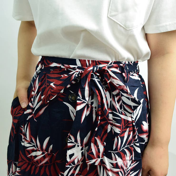 プリントきれいめ ロングスカート 大人 | Fetchcollectionボトムス専門店 | 詳細画像4 