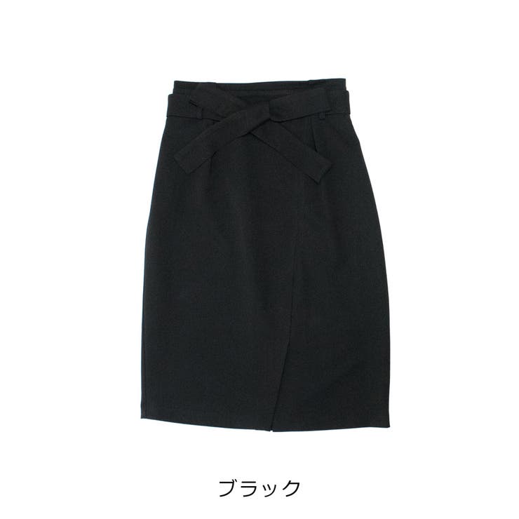 ラップスカート ひざ丈 膝丈[品番：TWPW0000102]｜Fetchcollection