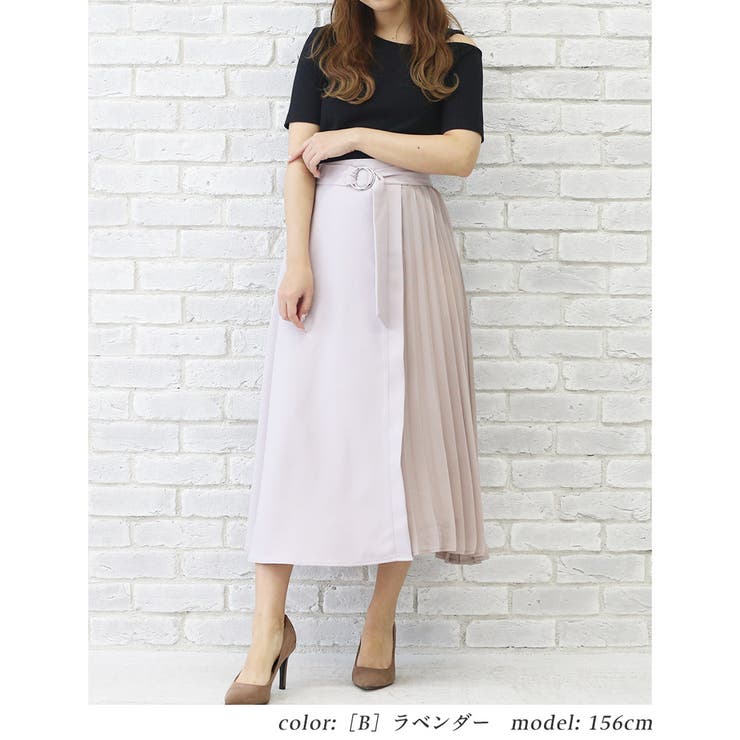 [B]ラベンダー | きれいめ プリーツ 大人 | Fetchcollectionボトムス専門店