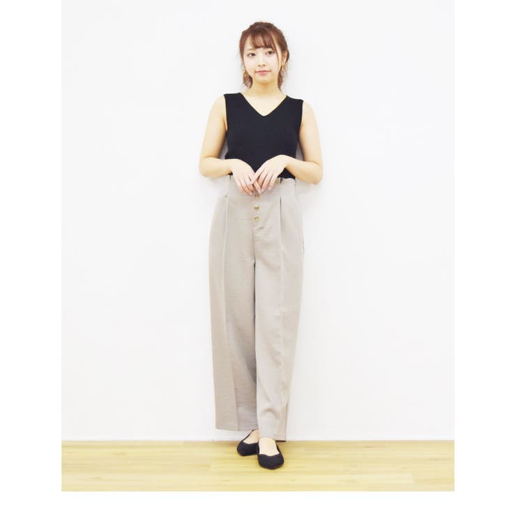 大人 可愛い ストレートパンツきれいめ | Fetchcollectionボトムス専門店 | 詳細画像6 