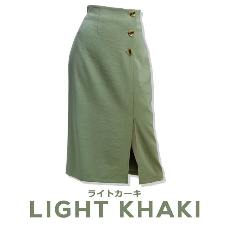 タイトスカート スリット 2019春夏新作[品番：TWPW0000587